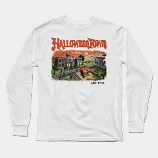 Retro Spooky Season PNG, Spooky Season Png, Halloween Png, Groovy Halloween png, Spooky Season Distressed, Spooky png, Retro png, Png File 6 Long Sleeve T-Shirt